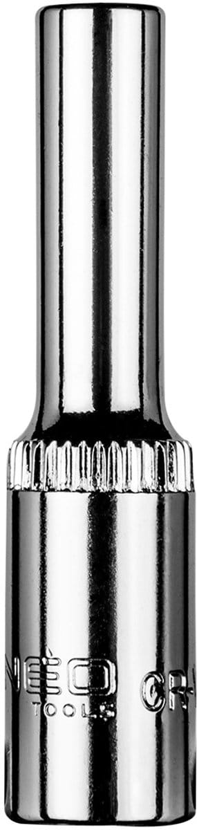 NEO Serie - Lange Zeskantdop 1/4" - 5 mm - Chroom-Vanadium Staal