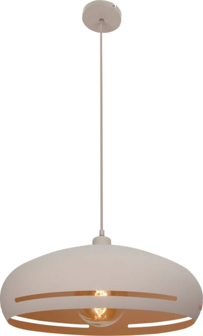 Chericoni Striscia Hanglamp - 1 lichts - Ø45 cm - Cream - IJzer Metaal