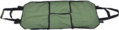Brandhout Tas - Draagbare Opberger - Open Haard - Zware Kwaliteit - 47x31x40cm - Groen
