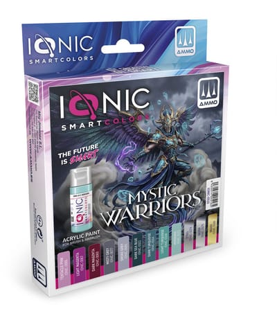 AMMO by Mig Jimenez Hobbyverf Acrylverf - MIG IO0516 Ionic Smart Colors - Mystic Warriors Kleurenset - Acryl Set 12x20ml Verf set - 12x 20 ml