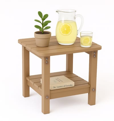 Adirondack Bijzettafel – Bruin – Houtlook – Geschikt voor Arizona Stoel