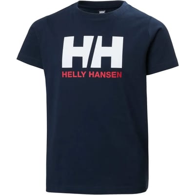 Helly Hansen Logo T-shirt Met Korte Mouwen Blauw 10 Years Jongen