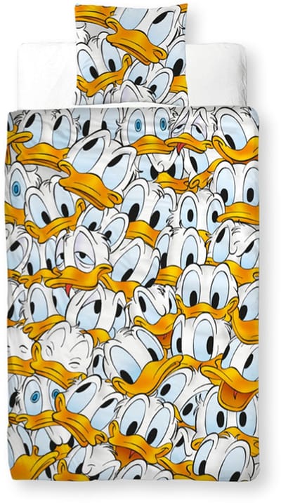Disney Donald Duck - Dekbedovertrek hoofdjes - 140x200 cm - 100% katoen