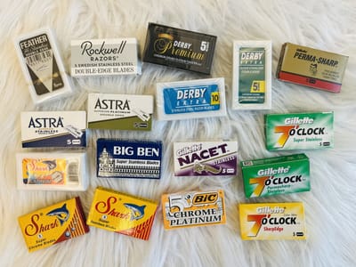 Safety Razor Blades sampler pack - 95 scheermesjes