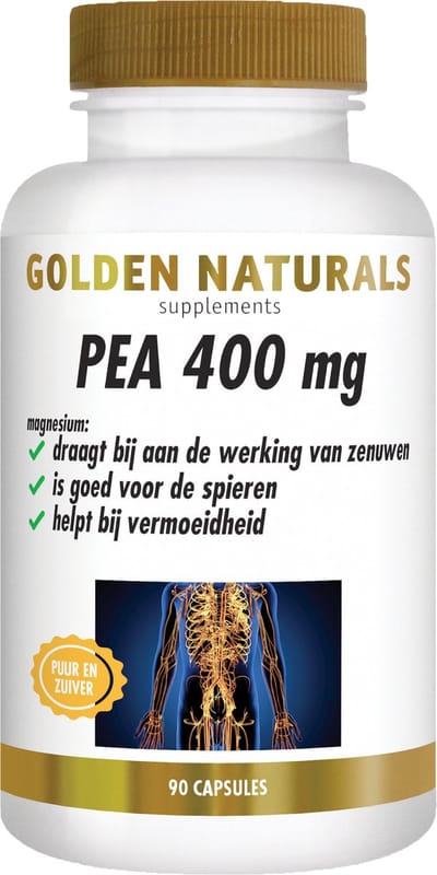 Golden Naturals PEA 400mg (90 veganistische capsules)