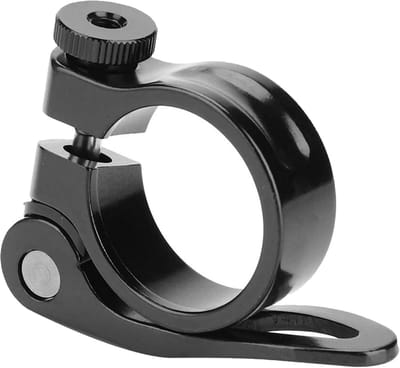 Dailygoods- Zadelpenklem 31,8 mm - Snelsluiting - Aluminium - Geschikt voor 27,2/28,6 mm - Lichtgewicht - Duurzaam en roestvrij - Zadelpen