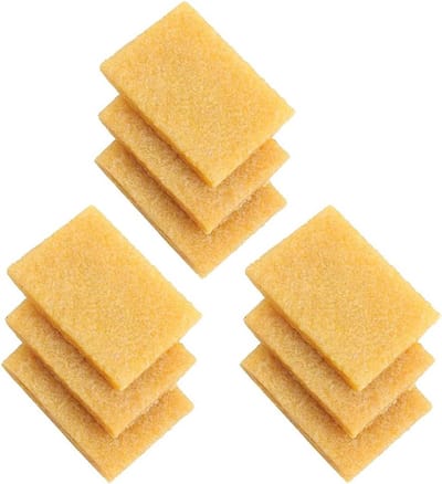 Rubberen Gum - Reinigingsblok - Resten Verwijderen - Natuurlijk Rubber - 9 Stuks - Zwart
