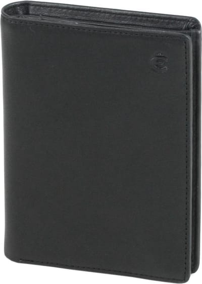 Esquire Logo Portemonnee IV Leer 9,5 cm - Unisex - Staand formaat - schwarz