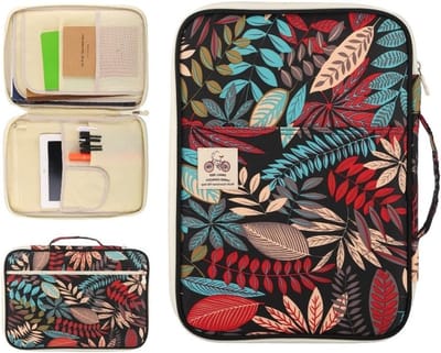 Multifunctionele A4 Document Case - Ruime Organizer voor Bestanden, Paspoorten en Tickets, Ideaal voor Reizen en Kantoorgebruik