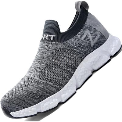 Veiligheidsschoenen met stalen neus voor heren dames lichtgewicht werksneakers industriële werkschoenen anti-perforatie sok veiligheidswerklaarzen koppel 44 gray