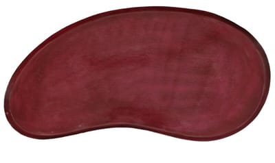 HomeBound by KY | Metalen dienblad kidney roze | dienblad | decoratieve schaal