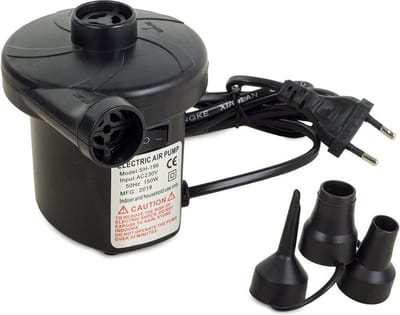 Elektrische luchtpomp -3 opzetstukjes- pomp- 220V - Luchtbedpomp- zwembadpomp
