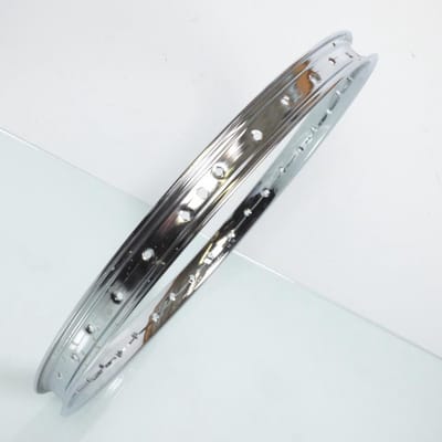 19 inch chroom velg cirkel 1.20x19 36 spaken voor bromfiets FS38