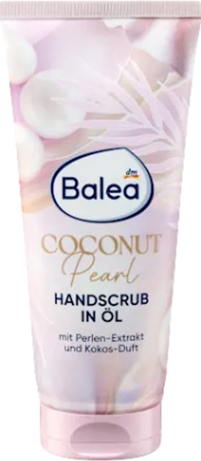 Balea Handscrub in Olie - Coconut Pearl | 1x 100 ml - Parelextract & Kokosgeur | Handverzorging - Handcrème