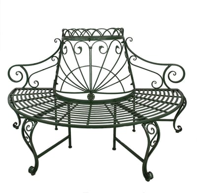 Clayre & Eef Tuinbank 167x84x102 cm Groen Metaal
