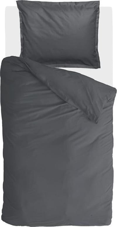 Walra Dekbedovertrek Vintage Satin - 135x200 - 100% Katoen - Antraciet