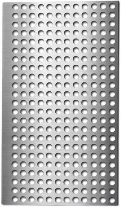 Geperforeerde Plaat - Roestvrij Staal - Decoratieve Toepassingen - Duurzaam 304 Materiaal - 30x30cm 0.8mm - Zilver