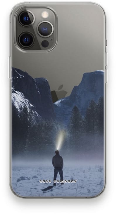 Case Company® - Hoesje geschikt voor iPhone 12 Pro Max hoesje - Wanderlust - Soft Cover Telefoonhoesje - Bescherming aan alle Kanten en Schermrand