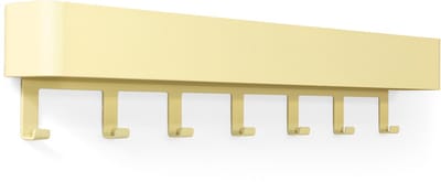 Spinder Design kapstok Dax Play 7 - Butter Yellow - 7 haken - Staal
