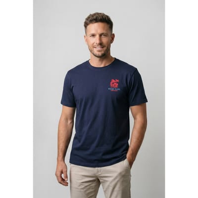 Cars Jeans W-afrezo Ts Navy Size: S | Printed T-Shirts Outlet | Heren | Blauw