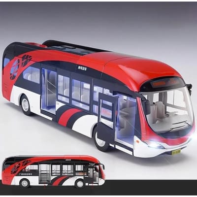 1:32 Schoolbus Auto Model Diecast Metaal Speelgoed Voertuigen Stadsbus Simulatie Deuren Openbaar Geluid Licht Verzameling Kinder Speelgoed Cadeaus