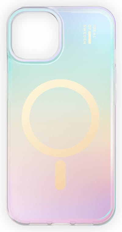 iDeal of Sweden Clear Case Mid MagSafe geschikt voor Apple iPhone 13 / 14 / 15 / 16E Shimmer