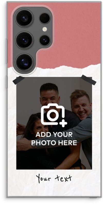 Gepersonaliseerd - Case Company® - Hoesje geschikt voor Samsung Galaxy S24 Ultra hoesje - Polaroid N°5 - Soft Cover Telefoonhoesje - Bescherming aan alle Kanten en Schermrand