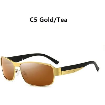 Lunettes de soleil de luxe pour hommes Hommes Pour la conduite Pêche Lunettes de soleil de designer Pour homme Métal Classique Lunettes Lunettes Anti-reflets UV400