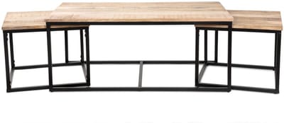 HOMLA - Stolen Set - Minimalistisch Metalen en Houten Ontwerp
