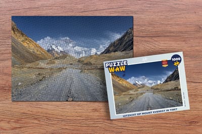Puzzel Uitzicht op Mount Everest in Tibet - Legpuzzel - Puzzel 1000 stukjes volwassenen
