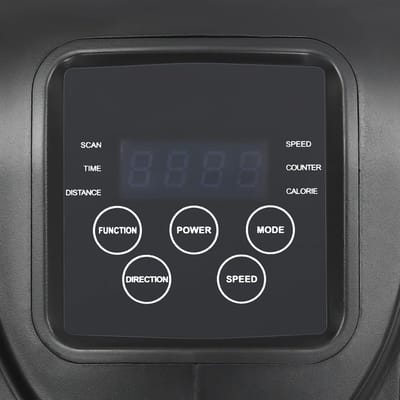 Elektrische Oefenfiets - Ondertafel Trainer - Zittend Trainen - Instelbare Snelheid - 40x37.5x25cm - Zwart