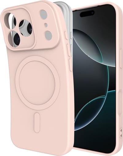 Cazy hoesje geschikt voor iPhone 17 Pro Hoesje geschikt voor MagSafe - Color Backcover - Roze
