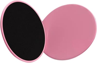 Oefen Glijschijven - Fitness Discs - Core Training - Duurzaam ABS Materiaal - 17.5 cm Diameter - Roze