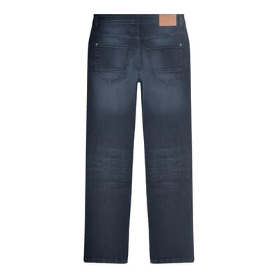 Lambretta Heren Chester Straight Jeans (Donkere marine)