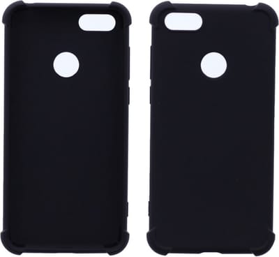 Motorola Moto E6 Play Anti Shock Silicone Hoesje - Zwart - ZT Accessoires