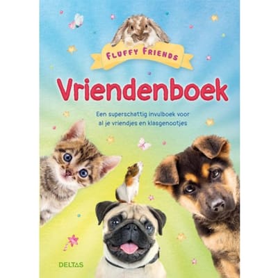 Deltas Fluffy Friends vriendenboek Vriendenboekjes