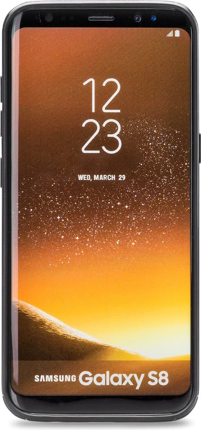Xccess Hoesje geschikt voor Samsung Galaxy S8 Telefoonhoesje Flexibel TPU | Xccess Matt Card Backcover | Galaxy S8 Case | Back Cover - Zwart