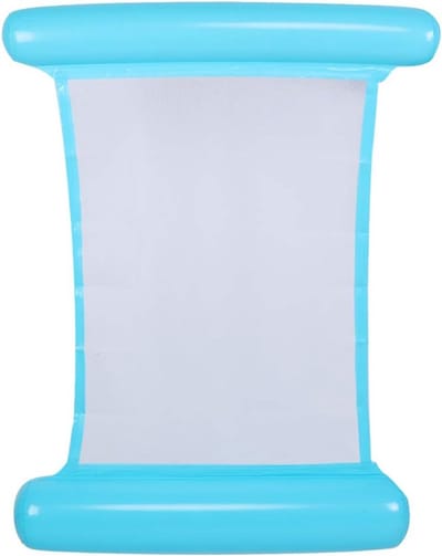 Opblaasbaar Waterbed - Luchtbed Zwembad - Ontspannen Drijven - Sterk Draagvermogen - 22 x 20 x 3 cm