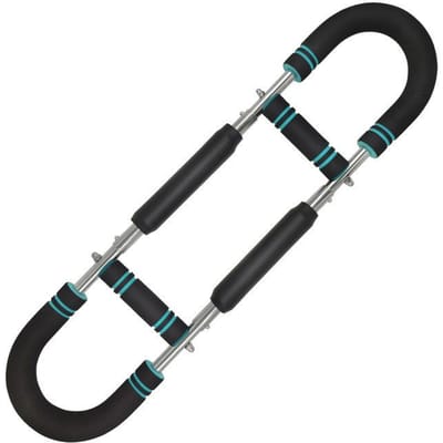 Entraîneur de bras réglable Entraîneur de force du poignet Expander thoracique pour la maison pour l'exercice des épaules avec partie supérieure amovible black