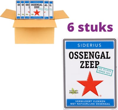 6 x Ossengal Zeep 90 Gram Voordeelverpakking