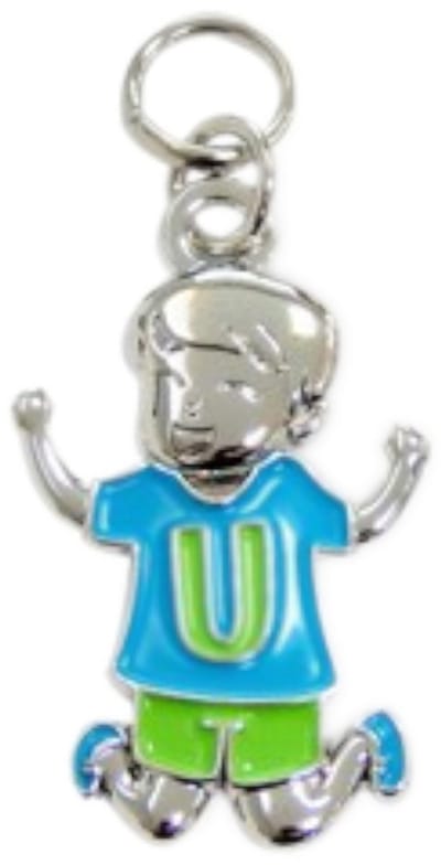 Bedeltje - U - Jongen - Charms for you