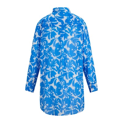 Regatta Dames Bloemen Shirt (Blauw)