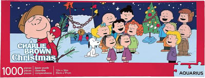 Puzzel 1000 Stukjes Slim Formaat Kerst Met Charlie Brown