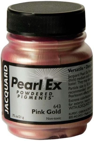 Jacquard pigment speelgoed Pearl Ex 21 gr goudroze creatief.