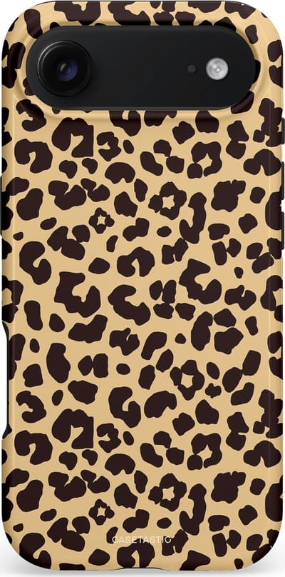 Casetastic hoesje geschikt voor Apple iPhone Air - MagSafe - Dubbellaagse bescherming - Wild - Fashion Case - Beige Zwart