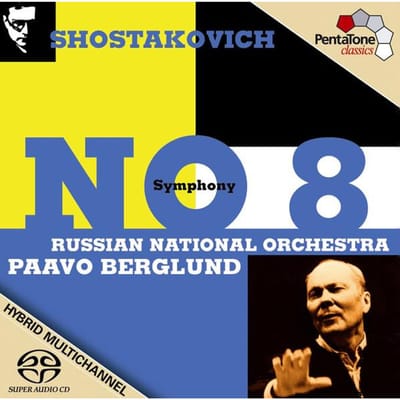 CD DMITRI SHOSTAKOVICH, RUSSIAN NATION - Symfonie nr. 8 PTC5186084 PentaTone klasse 2006 Nederland Klassiek Gebruikt black
