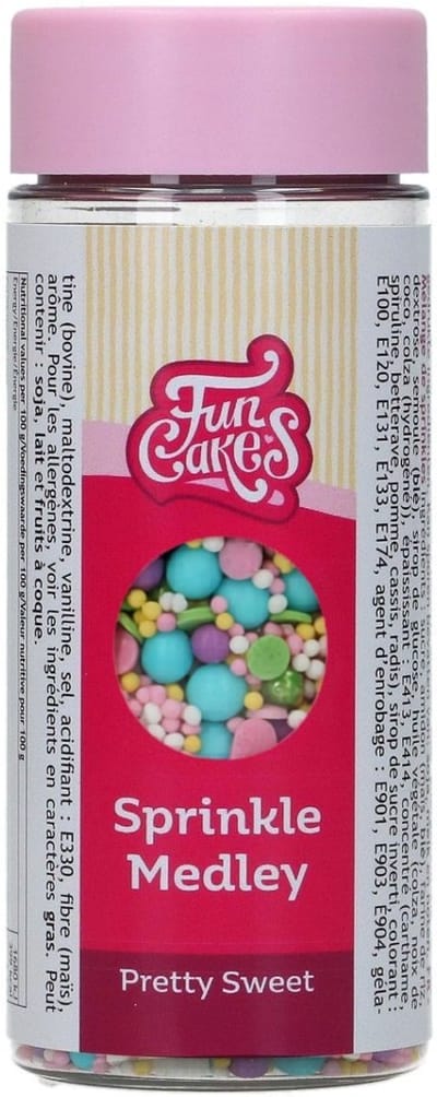 FunCakes Sprinkle Medley - Pretty Sweet - 65g - Eetbare Taartdecoratie