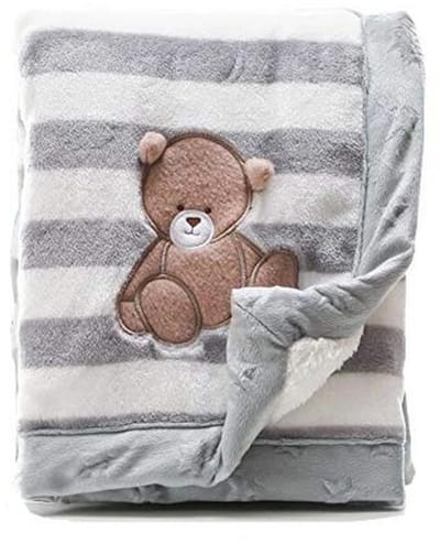 Zachte Babydeken voor Alle Seizoenen - Dubbellaags Flanel Kinddeken, 75 x 100 cm