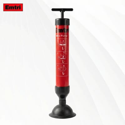 EMTRI Professionele Mini Ontstopper Afvoer - Gootsteen Ontstopper - Rioolontstopper - Douche & Wasbak - Zonder Chemicaliën - Antislip Handvat - Zuignap 11 cm