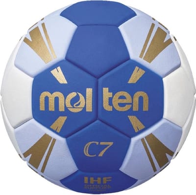 Molten C7 handbal - maat 1 - kleur blauw